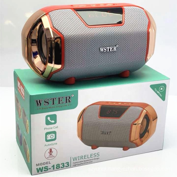 Original WSTER WS1833 Support USB TF CARD FM RADIO Portable Wireless Mp3 Player Wster Speaker